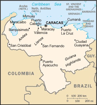 Venezuela Photos, Flag, Map